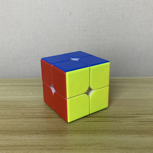 Cubes magiques 2x2 sans autocollants, mini 5cm, en plastique, jouet éducatif pour débutants, puzzle 3D, casse-tête - Product Image 3