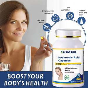 Suplemento de Belleza con Ácido Hialurónico y Vitamina C de Solilan Cosmetic, 1200 mg, Cuidado de la Piel, Cápsulas de Colágeno Marino y Ácido Hialurónico - Product Image 2