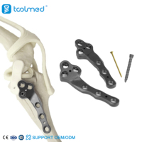 Kit complet d'instruments pour plaque de blocage TPLO 2.7/3.5 pour chirurgie orthopédique vétérinaire, plaque universelle TPLO III et kit de vis pour la chirurgie du genou des animaux de compagnie