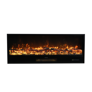 <span class=keywords><strong>Chimenea</strong></span> <span class=keywords><strong>Eléctrica</strong></span> Retro Americana de 180 cm con Calefactor, Simulación de Leña, Estilo Rústico, Decoración para Sala de Estar - Product Image 5