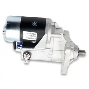 Motor de arranque para excavadora ISUZU, hitachi, Daewoo, 1-811100-191-0, 6BG1, 24v, 4,5 kW, 11T