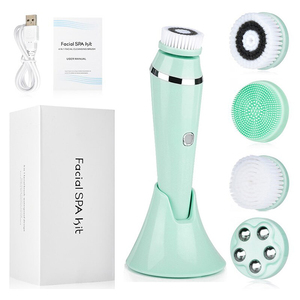 Mini <span class=keywords><strong>cepillo</strong></span> eléctrico de <span class=keywords><strong>silicona</strong></span> para limpieza <span class=keywords><strong>Facial</strong></span>, <span class=keywords><strong>cepillo</strong></span> sónico de <span class=keywords><strong>silicona</strong></span> para Spa - Product Image 1