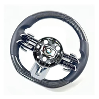 Volant de direction en fibre de carbone pour voiture d'usine, volant en cuir pour Mercedes Benz Classe A, B, C, E, CLA, AMG