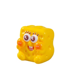 Accesorios de Resina Plástica de <span class=keywords><strong>Bob</strong></span> <span class=keywords><strong>Esponja</strong></span> Estrella Grande Cubista de Dibujos Animados, Venta al por Mayor de Yiwu, Soporte para Teléfono Móvil DIY, Adhesivo para Refrigerador - Product Image 5