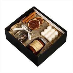 Caja de Aromaterapia Personalizada, Vela Artesanal de Cera de Soya Ecológica en Frasco, Set de Regalo para Damas de Honor de Boda - Product Image 5