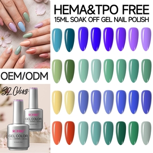 RONIKI Matte <strong>Velvet</strong> Finish Nail Gel Retro Foggy Texture Trendy Look Popular Salon Nail Art Polish - Product Image 1