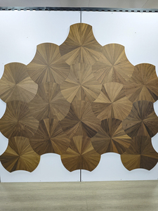 传统核桃大荷叶艺术马赛克拼花地板精致空间 - Product Image 3