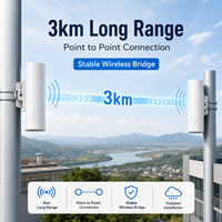 Puente CPE PTP de Doble Voltaje DC24V/48V, 1200Mbps, 5.8GHz, Alimentado por POE para Redes Inalámbricas en Áreas Remotas