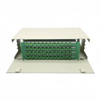 Pabrik Fiber Optic Patch Panel Optic Fiber Distribusi bingkai ODF 19inch 12 24 48 72 96 144 Port