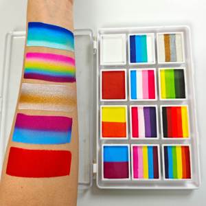ชุดสีเพ้นท์หน้าสำหรับเด็ก ระดับมืออาชีพ ปลอดภัยสำหรับเด็ก ชุดอุปกรณ์เพ้นท์สีสำหรับเด็กทุกวัย - Product Image 2