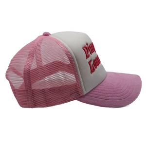 <span class=keywords><strong>Otto</strong></span> su misura 5 pannelli ricamati 3D in velluto a tesa curva regolabile cappelli <span class=keywords><strong>da</strong></span> camionista di alta qualità in maglia schiuma stili personalizzabili - Product Image 4