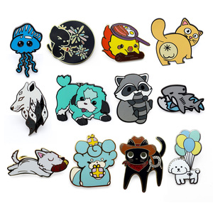 Custom Silk Screen Printed Zinc Alloy Lapel Enamel <b>Pins</b> <b>Butterfly</b> Clutch-Custom Shape <b>Pin</b> Maker Logo for Hats Anime Brooch Hijab - Product Image 1