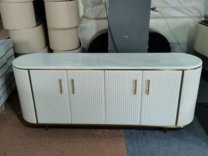 Лидер продаж, Высококачественная роскошная мебель для буфета, Черный Серый Консольный Стол для гостиной и столовой - Product Image 2