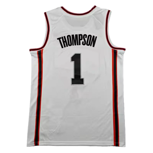 Maillot de basket respirant en mesh # 1 Thompson # 7 Durant # 28 Sengun Tenue d'entraînement sportive personnalisée à séchage rapide pour hommes - Product Image 2