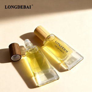 Nuevo Envase Portátil Transparente con Forma de Pasta Dental, Botella de Aceite Esencial Vacía de 10 ml con Tapa de Madera - Product Image 1