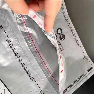 Tự dính tiền gửi Túi <span class=keywords><strong>LDPE</strong></span> nhựa giả mạo rõ ràng an ninh phong bì cho giao dịch an toàn - Product Image 4