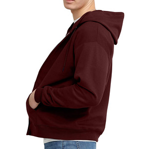 Sweat à capuche de sport zippé avec logo imprimé personnalisé pour hommes - Product Image 2