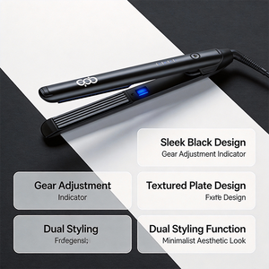 Piastra per <span class=keywords><strong>Capelli</strong></span> Lisciante <span class=keywords><strong>Remington</strong></span> Pro-Ion LED LCD a Batteria con Display della Temperatura e Piastre in Ceramica Tormalina e Alluminio - Product Image 6