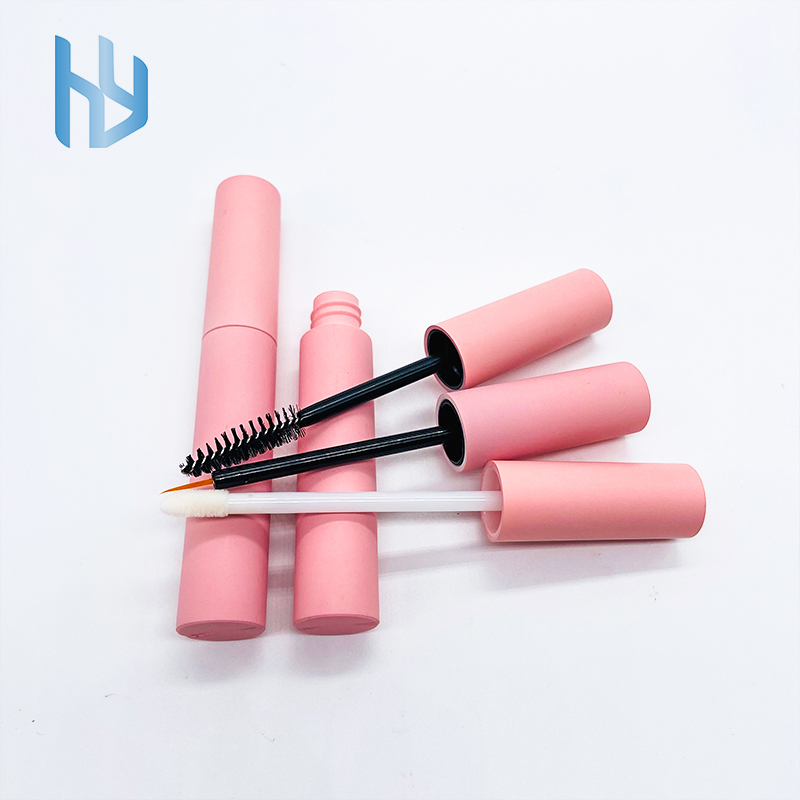 Hot Selling Eyelash Tube Empty Mascara Tubes Containers 10ml pink Lip Gloss Tubes and Box Custom Label