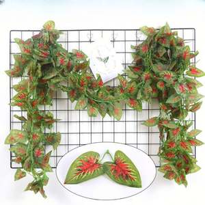 Enredadera de Flores Artificiales Altamente Realista, Tiras de Hojas Verdes de Plástico, Hojas de Planta Araña, Enredadera de Plantas Verdes <span class=keywords><strong>para</strong></span> Montar en la Pared - Product Image 3