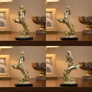 Statua d'Angelo in Bronzo Vintage, Scultura in Resina 3D Dipinta a Mano, Decorazione per Casa, Ornamenti da Scrivania, Marca YUYAO, Modello Yy1251 - Product Image 5