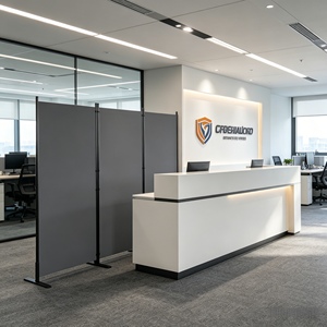 Modern Iron 3-Panel Folding <strong>Room</strong> <strong>Divider</strong> Ready Ship Low MOQ Portable Office Partition Wall for Living <strong>Room</strong> &amp; Outdoor Use - Product Image 1