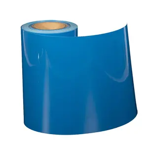 Customized Eco-friendly Blue Coloured Glossy PP Film Coil Extrude Polypropylene Plastic Sheet Roll