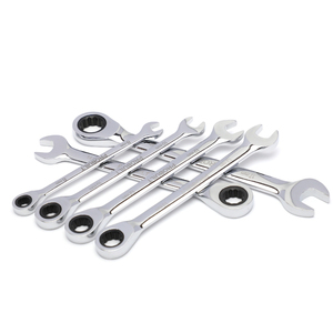 6Pcs Metric 72-tooth Double Head Ratchet <strong>Combination</strong> <strong>Wrench</strong> Spanner <strong>Set</strong> For Auto Repair Parts Assembly - Product Image 1