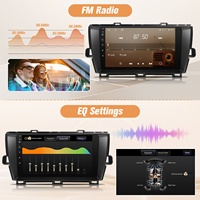 Radio Video Mobil Android Grosir 4+64GB untuk Toyota Prius Layar Stereo Mobil 9" Dengan GPS Carplay Android Auto Mirror Link