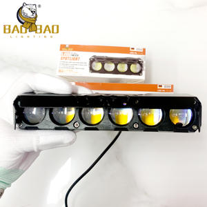BAOBAO 6 yeux DC12V aluminium Mini systèmes d'éclairage de conduite blanc jaune <span class=keywords><strong>LED</strong></span> phares antibrouillard <span class=keywords><strong>ampoule</strong></span> pour vélo <span class=keywords><strong>moto</strong></span> - Product Image 6