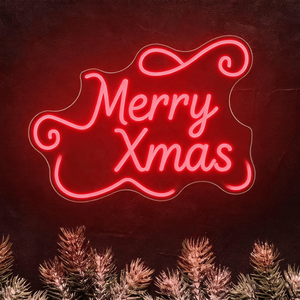 Luz de señal de neón <span class=keywords><strong>LED</strong></span> de Feliz Navidad interior IP65 impermeable personalizada para decoración de pared de fiesta de Navidad iluminación de vacaciones - Product Image 5