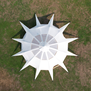 Star Staring Tent Fabriek Camping Tent Huis Voor Aangepaste Grootte Glamping Katoen <span class=keywords><strong>Canvas</strong></span> Yurt Bell Tent - Product Image 1