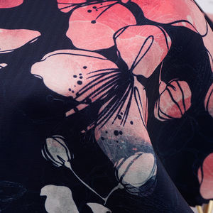 Tissu crêpe explosif de nouveaux produits pour Hijab impression numérique Koshibo tissu polyester en mousseline de soie pour robe - Product Image 3