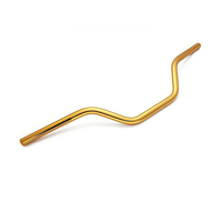Poignée de guidon universelle en aluminium de 22 mm (7/8 pouces) à courbure moyenne pour moto tout-terrain, VTT, quad, motocross – Rénovation/Mise à niveau