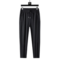 Pantalon de sport droit pour homme, respirant, écologique, léger, élastique, anti-plis, séchage rapide, long – Fournisseur d'usine