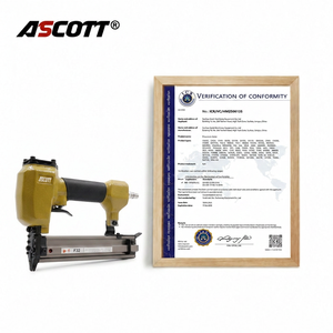Cloueuse <span class=keywords><strong>pneumatique</strong></span> ASCOTT F32 18GA pour l'assemblage de meubles et d'armoires en bois, cloueuse à clous de 10 à 32 mm, corps en aluminium, chargeur de 100 clous - Product Image 5