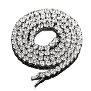 قلادة تنس LEPAI بالجملة، قلادة زركون، مجوهرات عصرية للرجال - Product Image 5