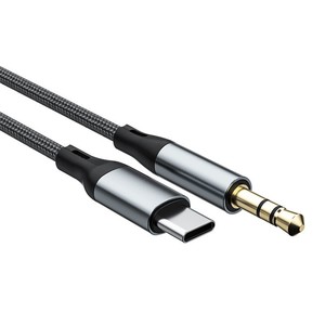 Cable de audio tipo C a 3,5mm, 1m, para altavoz de ordenador portátil, auriculares, estéreo para coche, cable adaptador AUX - Product Image 3
