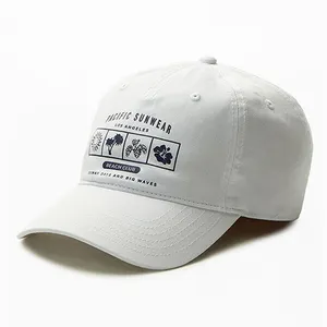 促销男士100% 棉卡车司机帽子，带刺绣标志性能沙滩帽高尔夫运动帽