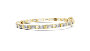 Pulsera de Diamantes Cultivados en Laboratorio en Oro, Joyería Fina Premium, Accesorio de Moda de Diseñador para Joyería Contemporánea - Product Image 2