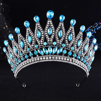 Diadème de Mariée de Luxe en Alliage Doré avec Cristaux, Style Miss Univers Paraguay, pour Mariage, Anniversaire, Fête, Princesse
