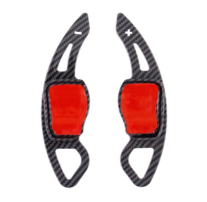 Extension de palettes de changement de vitesse pour <span class=keywords><strong>volant</strong></span>, kits intérieurs, fibre de carbone, noir brillant pour VW Tiguan/Lamando/Golf 6/<span class=keywords><strong>Scirocco</strong></span> - Product Image 2