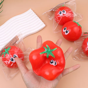 Nuevo Juguete Antiestrés de TPR con Forma de Tomate Líquido de 7.5cm para Niños y Adultos, Souvenir Creativo para Aliviar el Estrés, para Edades de 5 a 7 Años - Product Image 1