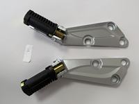 Repose-pieds arrière CD110 pour passager avec poignée en caoutchouc pour moto Honda Cub Style