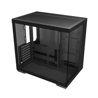 Boîtier d'ordinateur E-atx 4 ventilateurs Argb couleur noir, boîtier de tour pour PC de jeu