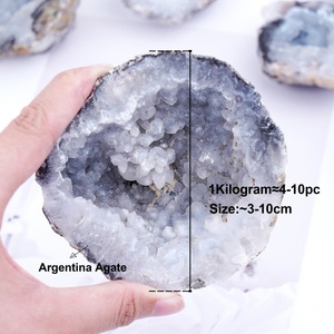 Piedras curativas de cuarzo de cristal Natural de alta calidad, espécimen Mineral, geodas Trancas - Product Image 2