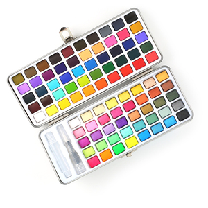 Pigments métalliques pailletés, 36 couleurs, pour <span class=keywords><strong>peinture</strong></span> d'artiste, professionnelle, aquarelles, 12 24 couleurs, <span class=keywords><strong>prix</strong></span> d'usine, boîte en fer - Product Image 5