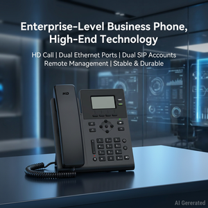 Telepon VoIP Enterprise KS30 Layar LCD 2,3 Inci dengan Lampu Latar, 2 Akun SIP, Audio HD, Linux, POE, untuk Kantor Pemerintahan - Product Image 3