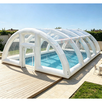 Couverture de piscine gonflable transparente personnalisée, tente de piscine gonflable, dôme gonflable pour piscine