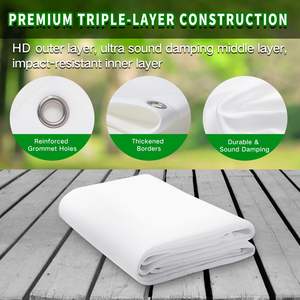 Pantalla de Impacto para Simulador de Golf, Pantalla de Proyección Premium para Monitor de Lanzamiento con Visualización HD, Pantalla de Práctica Interior para Recinto y Red - Product Image 3